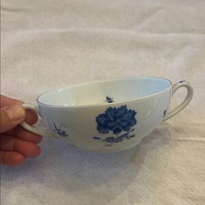Limoges France Cream Soup Bowl Vintage